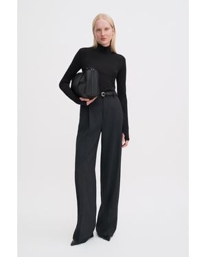 Filippa K Darcey Pinstripe Pants - Black