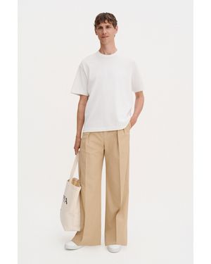 Filippa K Milo Cotton Trousers - Natural
