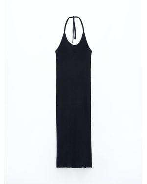 Filippa K Rib Halter Dress - Blue