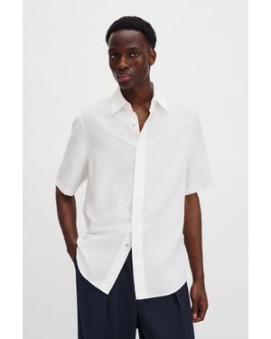Filippa K Cotton Linen Resort Shirt - White