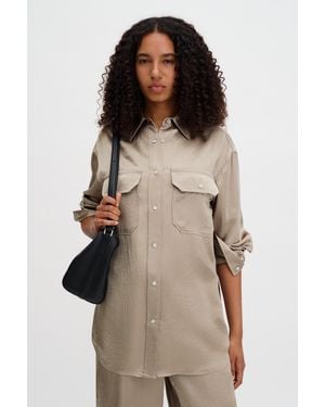 Filippa K Fluid Work Shirt - Brown