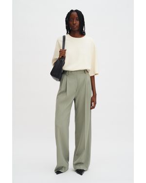 Filippa K Darcey Wool Trousers - Green