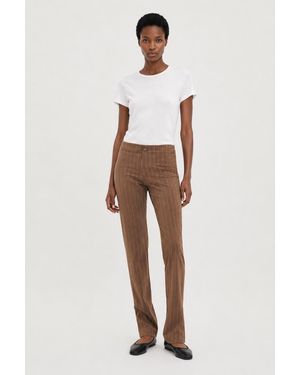 Filippa K Slim Pinstripe Pants - Brown