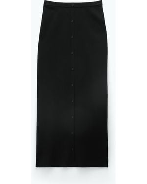Filippa K Knitted Maxi Skirt - Blue