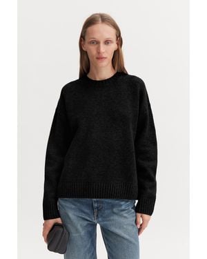 Filippa K Wool Cashmere Sweater - Black