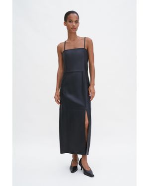Filippa K Leather Tube Dress - Blue