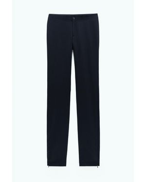 Filippa K Slim Zip Pants - Blue