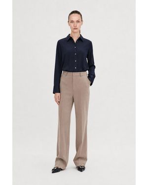 Filippa K Cara Flannel Trousers - Natural