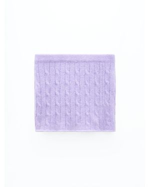 Filippa K Braided Mohair Knit Skirt - Purple