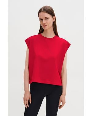 Filippa K Cotton Muscle Tank - Red
