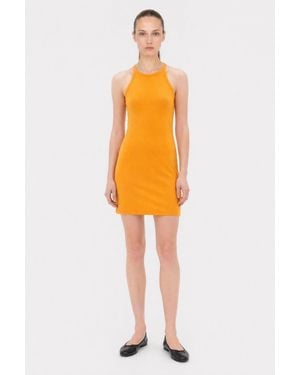 Filippa K High Neck Tank Dress - Orange