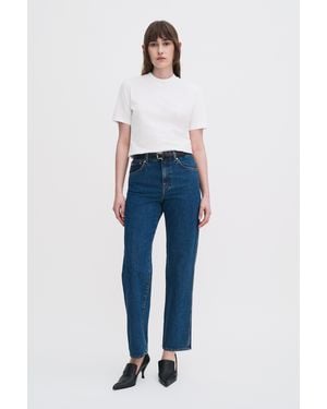 Filippa K High Waisted Cropped Jeans - Blue