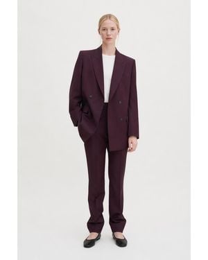 Filippa K Emma Wool Pants - Red