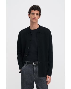 Filippa K Wool Milano Knit Blazer - Black