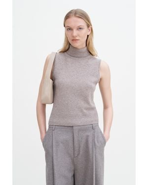 Filippa K Turtleneck Vest - Natural