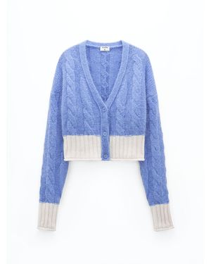 Filippa K Mohair Cardigan - Blue