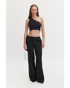 Filippa K Asymmetric Bra Top - Black