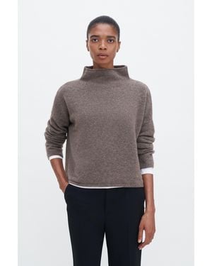 Filippa K Mika Yak Funnelneck Sweater - Grey