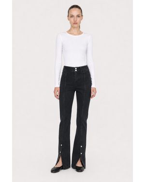 Filippa K 90S Stretch Button Front Jeans - Blue