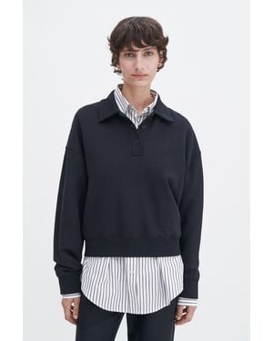 Filippa K Polo Sweatshirt - Blue