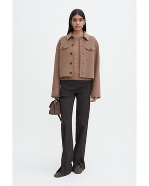 Filippa K Short Wool Cashmere Jacket - Green