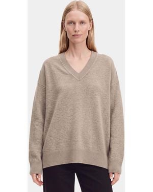Filippa K Cashmere V-Neck Jumper - Natural
