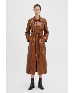 Filippa K Long Car Coat - Brown