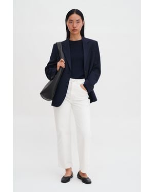 Filippa K High Waisted Cropped Jeans - Blue