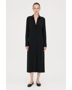 Filippa K Relaxed Jersey Shirt Dress - Blue