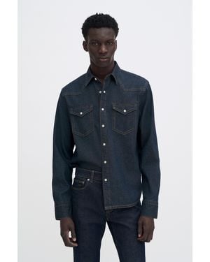 Filippa K Western Denim Shirt - Blue