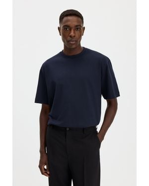 Filippa K Heavy Crewneck Tee - Blue