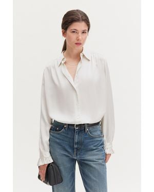 Filippa K Gathered Detail Blouse - White