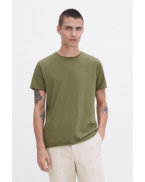 Filippa K Roll Neck Tee - Green