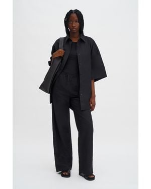 Filippa K Gillian Linen Pants - Black