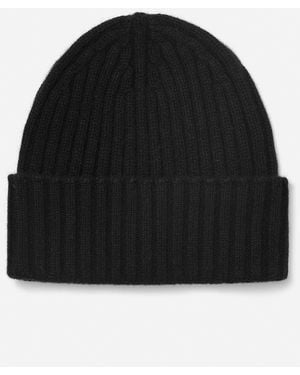 Filippa K Cashmere Rib Hat - Black