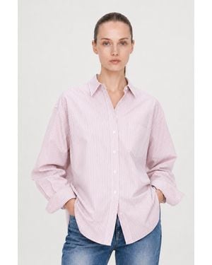 Filippa K Sammy Pinstripe Shirt - Pink