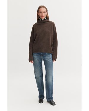 Filippa K Mika Yak Funnelneck Jumper - Brown