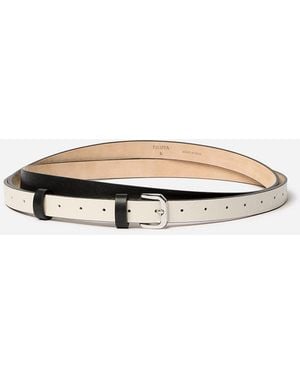 Filippa K Two-Tone Leather Wrap Belt - Multicolor
