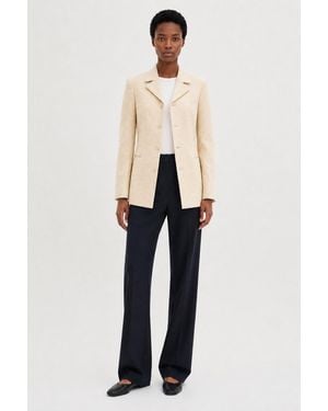 Filippa K Slim Textured Blazer - Natural