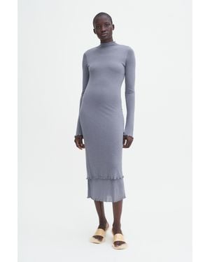 Filippa K Layered Frill Dress - Blue