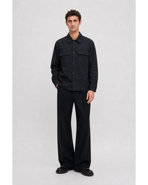 Filippa K Cotton Workwear Jacket - Blue