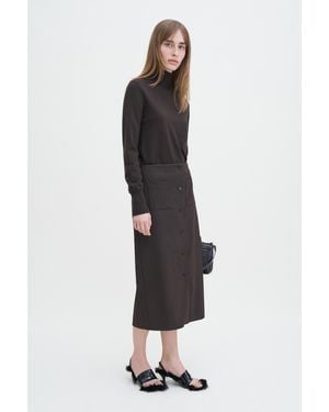Filippa K Buttoned Pencil Skirt - White