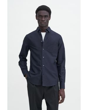 Filippa K Tim Oxford Shirt - Blue