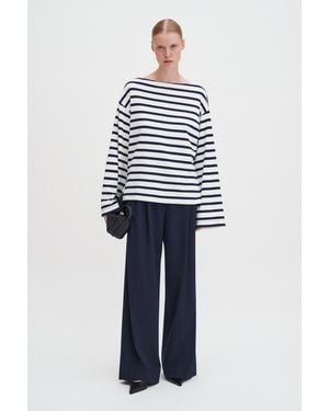 Filippa K Darcey Wool Trousers - Blue