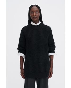 Filippa K Soft Alpaca V-Neck Jumper - Black