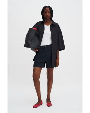 Filippa K Baggy Cotton Shorts - Blue