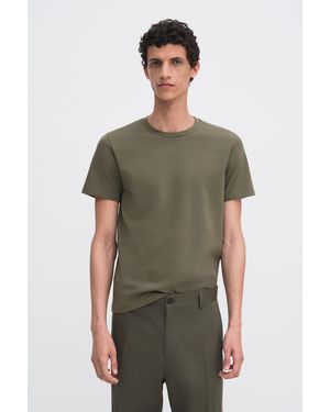 Filippa K Stretch Cotton Tee - Green