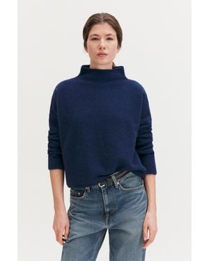 Filippa K Mika Yak Funnelneck Sweater - Blue