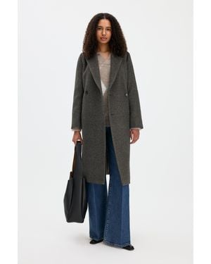 Filippa K Charlotte Twill Belted Coat - Black