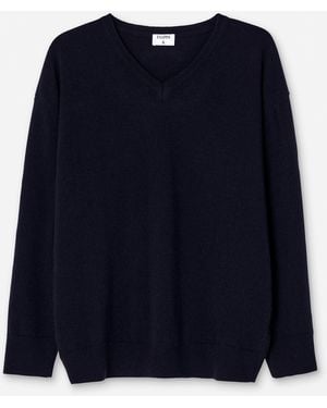 Filippa K Soft Wool V-Neck Jumper - Blue